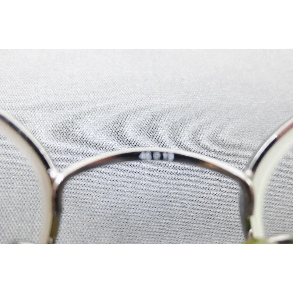 DKNY KY521 010 Gunmetal Gray Oval Metal Eyeglass Frames Italy 46-19-140 Vintage